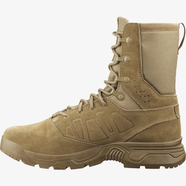 Brown Salomon Guardian Wide Men's Tactical Boots | IE FC7598